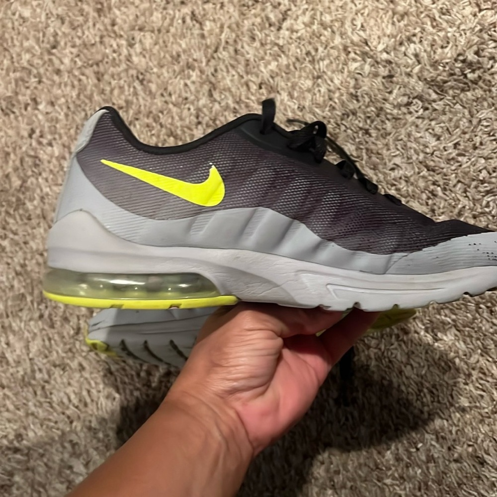 Nike Air Max Black and Neon Sneakers